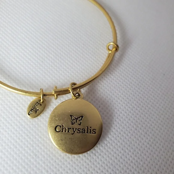 Chrysalis "Santa Claus" Gold Plated Expandable Bangle Bracelet - Picture 2 of 5